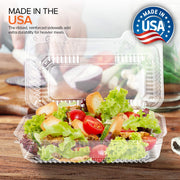 Stock Your Home 9" x 5" - 25 Count / Clear / 158.75 cubic_inches Serving Trays