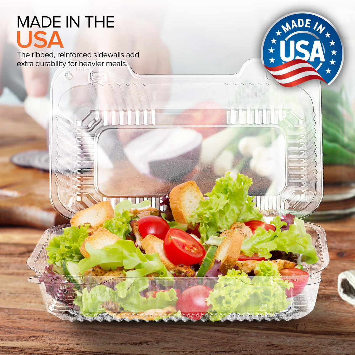 Stock Your Home 9" x 5" - 25 Count / Clear / 158.75 cubic_inches Serving Trays
