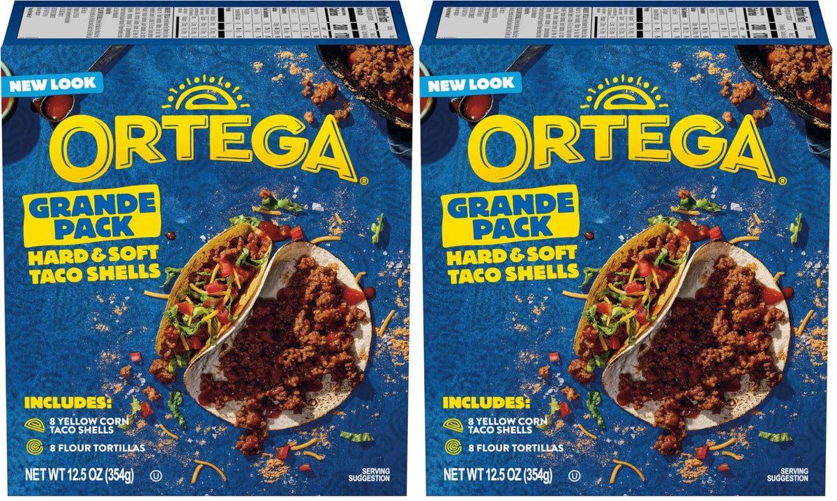 Ortega Hard & Soft / 16 Count (Pack of 2) / 1 Tortilla