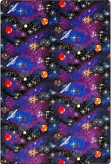 Joy Carpets Fluorescent Space Explorer 4' x 6' Area Rug