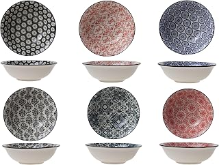 Cosy & Trendy Delirio Assorted Soup Plate Sandstone D15 x H4.8 cm - Set of 6