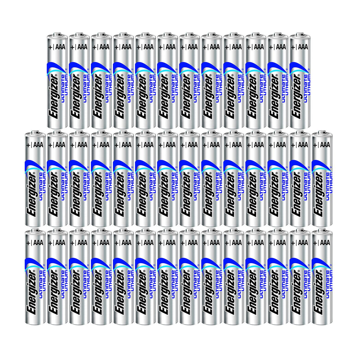 40AAA Ultimate Lithium Long Lasting Leakproof Batteries by Energizer – AAA 40 Count (Pack of 1), Pack of 40, Model L92-40AAA
