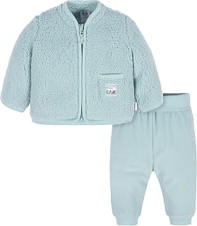 Gerber Baby & Toddler Boys Sherpa Jacket & Jogger Pant Set