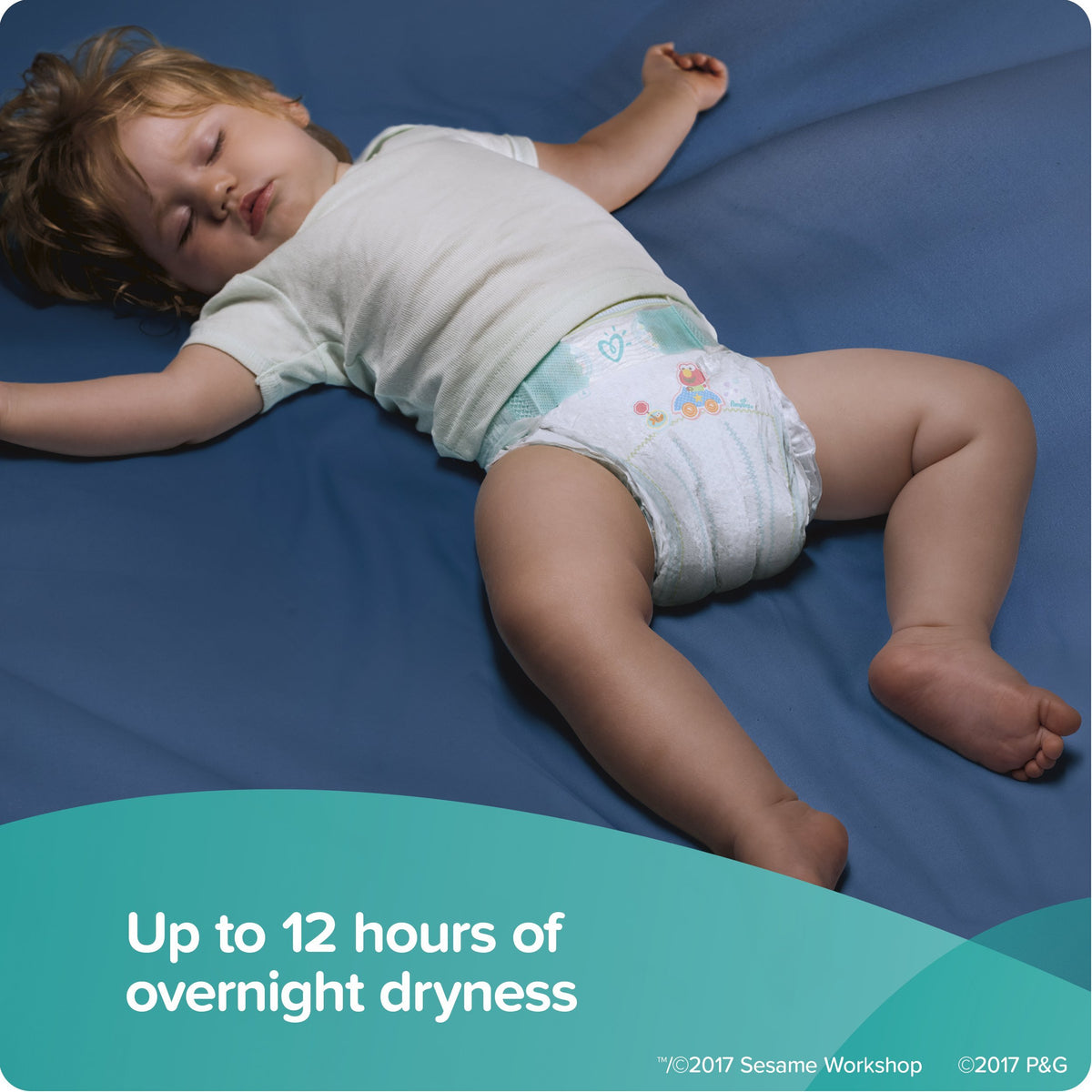 Baby Dry Diapers Size by Pampers – Size 4, Blue, Model 80230524