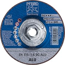 PFERD 4-1/2" x .045" Cut-Off Wheel, 5/8-11 Thread A 46 N SG ALU - Type 27
