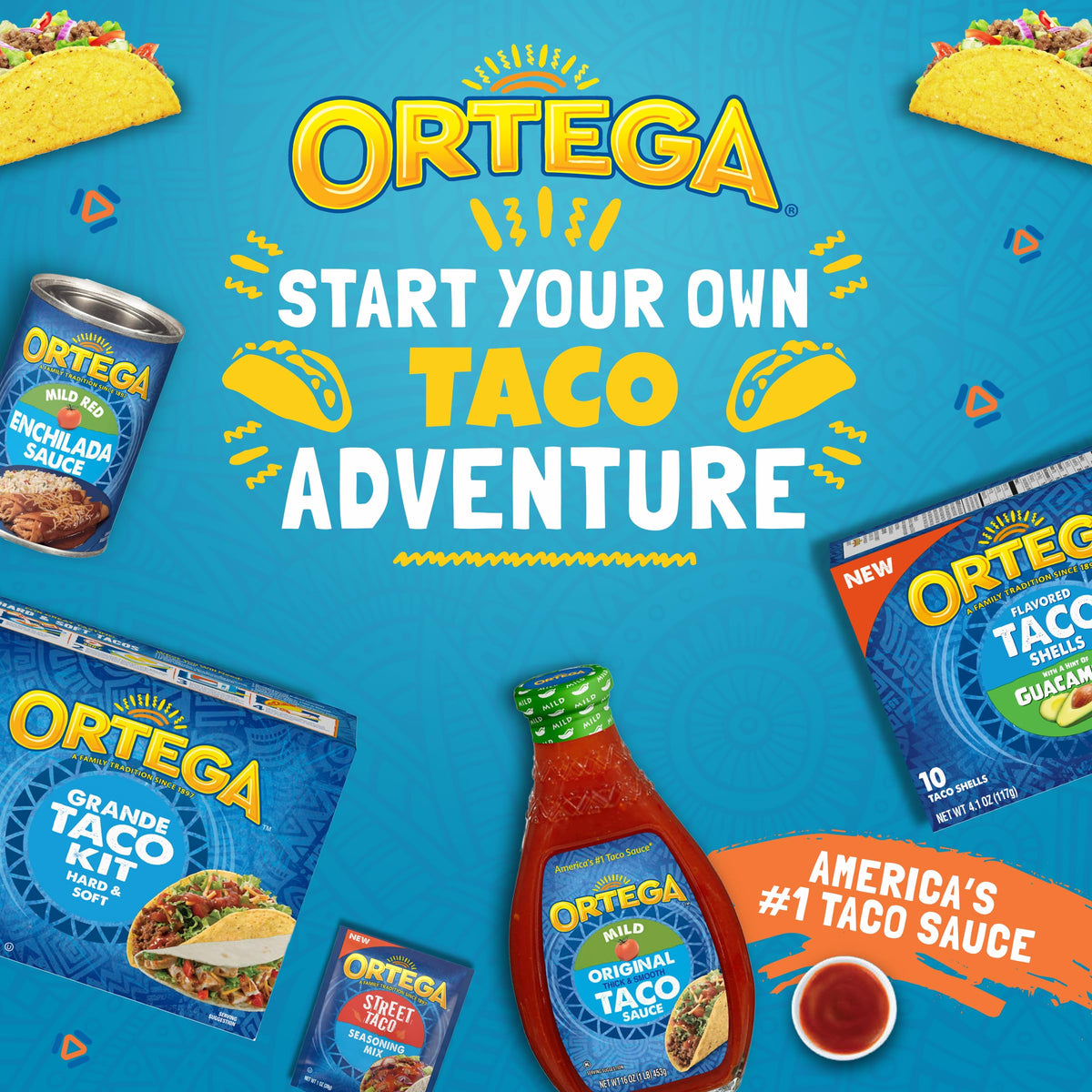 Guacamole Taco Shells by Ortega – 4.1 Ounce (Pack of 2), Guacamole, Pack of 2, Model 1165663