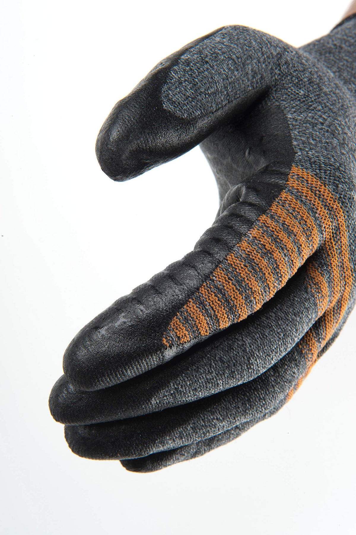 ActivArmr Multipurpose Gloves by Ansell – Large (Pack of 1), Nylon/Spandex, Black/Grey/Orange, Model 111808