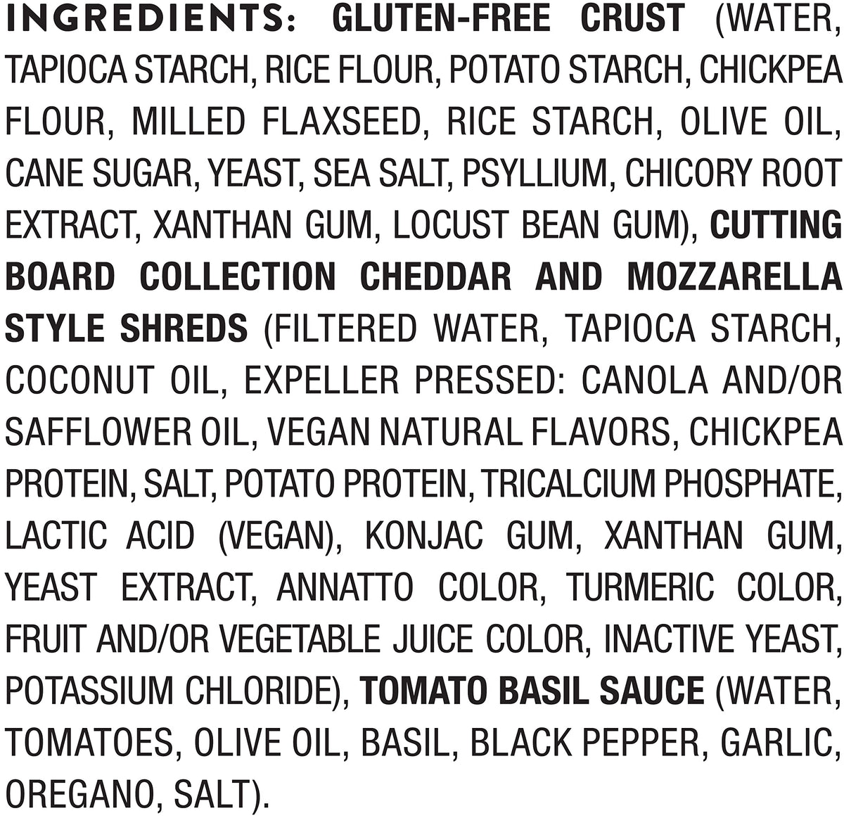 Dairy Free Cheeze Lover's Gluten Free Pizza by Daiya – 15.7 Ounce (Pack of 8), White, Pack of 8