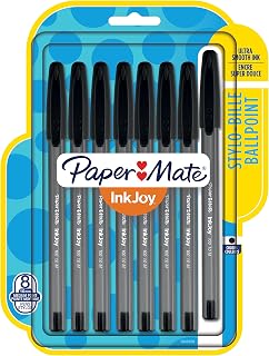 Paper Mate InkJoy 100ST Ballpoint Pens, Medium Point, Black, 8 Pack (1945928)