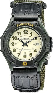 Casio FT500WC Series | Men's Analog Watch | 100 Meter Water Resistance | LED Light | Date Display | Leather/Cloth Band | Regular Time Keeping (HR, Min, SEC, PM, Date, Day) | 3 Year Battery