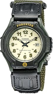 Casio FT500WC Series | Men's Analog Watch | 100 Meter Water Resistance | LED Light | Date Display | Leather/Cloth Band | Regular Time Keeping (HR, Min, SEC, PM, Date, Day) | 3 Year Battery
