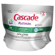 Platinum ActionPacs Dishwasher Detergent by Cascade – 4 Count (Pack of 1), Fresh Scent, Model 10037000984228