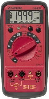 Amprobe 15XP-B Compact Digital Multimeter with Non-Contact Voltage Indicator and Logic Test