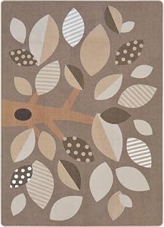 Joy Carpets Shady Grove 5'4" x 7'8" Area Rug in Color Neutral