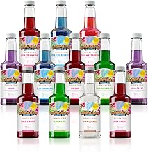 Hawaiian Shaved Ice Sweet and Sour Bundle Featuring the 6 Flavor Snow Cone Syrup Pint Pack with the 6 Sour Syrup Pint Pack Flavoring for Snoballs and Frozen Treats