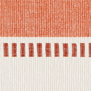 DII Dobby Stripe Table Runner, 13 x 72 Inch, Burnt Orange