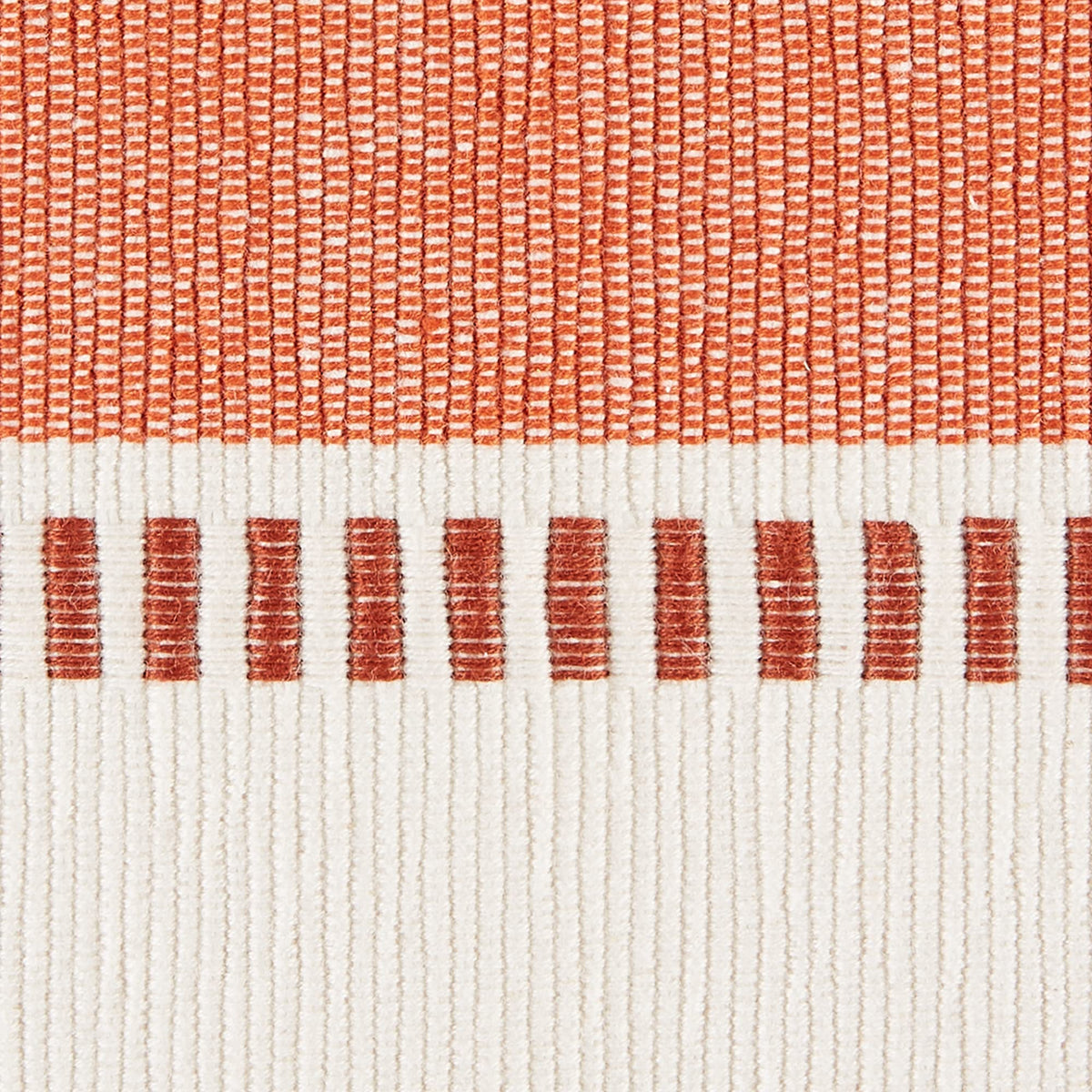 DII Dobby Stripe Table Runner, 13 x 72 Inch, Burnt Orange