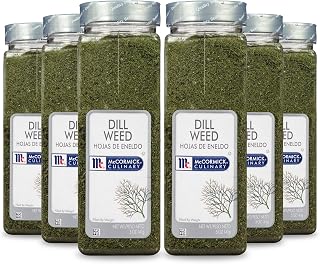McCormick Culinary Dill Weed, 5 oz (Pack of 6) - Six 5 Ounce Containers of Dried Dill Weed Seasoning For Back of House Use, Best in Stuffings, Dips, Soups, Seafood and More