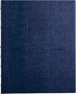 Blueline NotePro™ Executive Notebook, Indexing System, Refillable, Hard Cover, 9.25" x 7.25", 150 Ruled Pages, Indigo Blue (A7150.BLU)