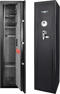 Barska New Large Quick Access Biometric Rifle Gun Safe Cabinet (13.75 in x 13.38 in x 57 in)