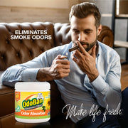 Solid Odor Absorber Eliminator for Home and Small Spaces by OdoBan – 14 Ounce (Pack of 9), White, Pack of 9, Model 9735K61-14Z12