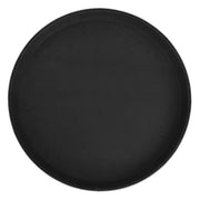 16" Black Round Fiberglass Glass Tray by Winco – 15.9", Plastic, Black, Model TFG-16K