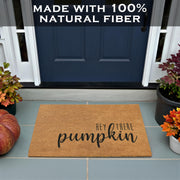 MAINEVENT Hey There Pumpkin Doormat, Coir Fiber, Hey There Pumpkin