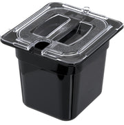 Carlisle FoodService Products Black / 6 Inches / Pack of 6 Storage & Transport
