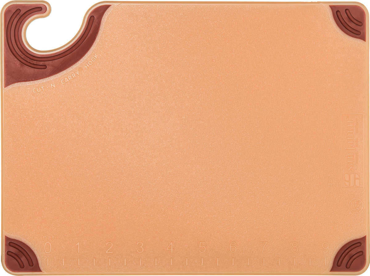 San Jamar Brown / 6 / 9 x 12 inches Cutting Boards