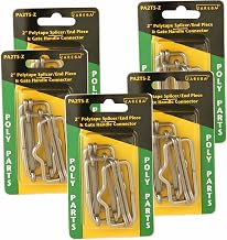 Zareba 2 inch Polytape Splicer - Connect Polytape Strands - Electric Fence Poly Tape Splicer - 15 Buckles, 5 Pack - PA2TS-Z