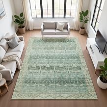 Addison Rugs Chantille ACN2725 Fern 3' x 5' Indoor/Outdoor, Machine Washable, Easy Clean, Non Shedding, Bedroom, Living Room, Dining Room, Kitchen, Patio Rug
