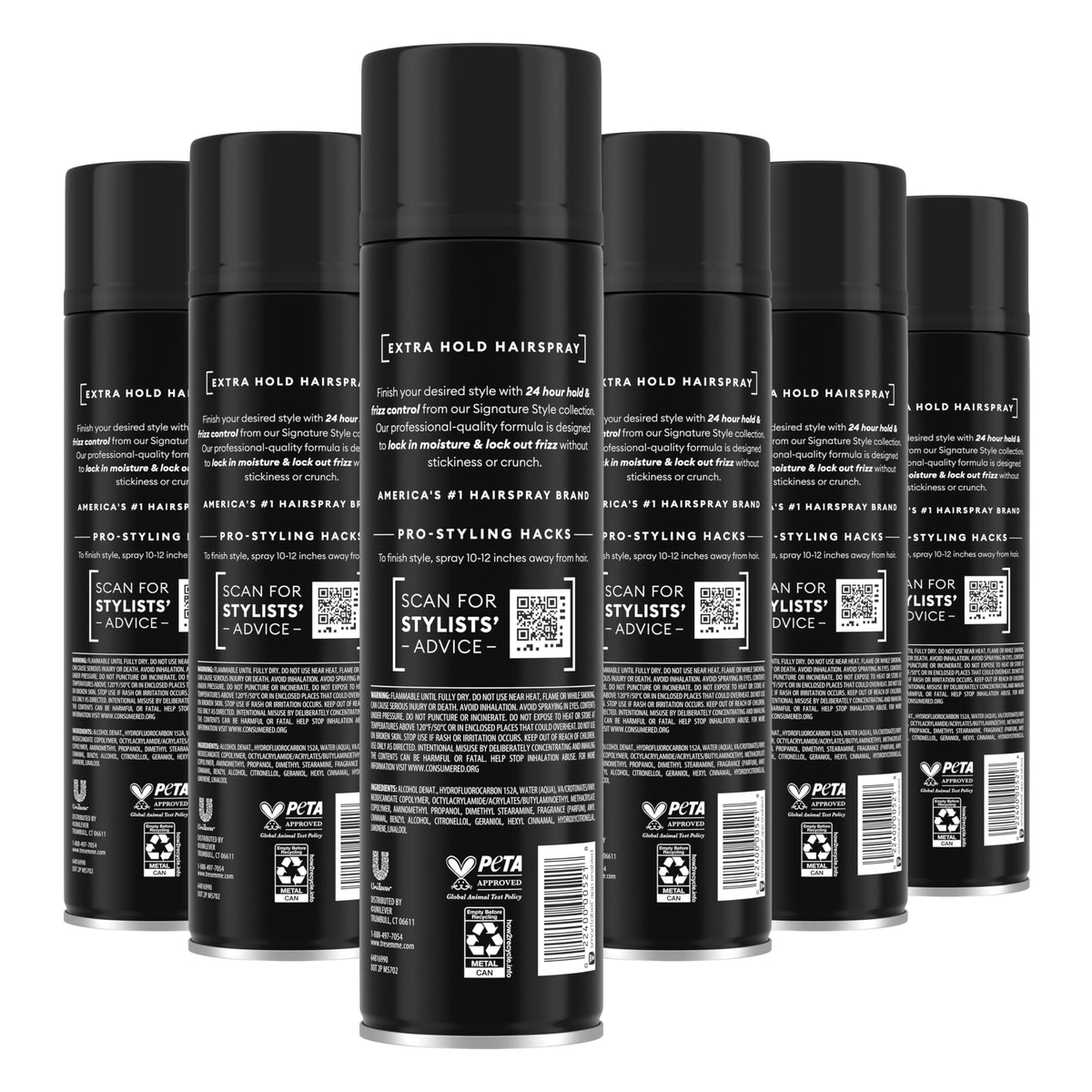 TRESemmé 1.83 Ounce (Pack of 6) / Juicy Pear / Black Hair Sprays