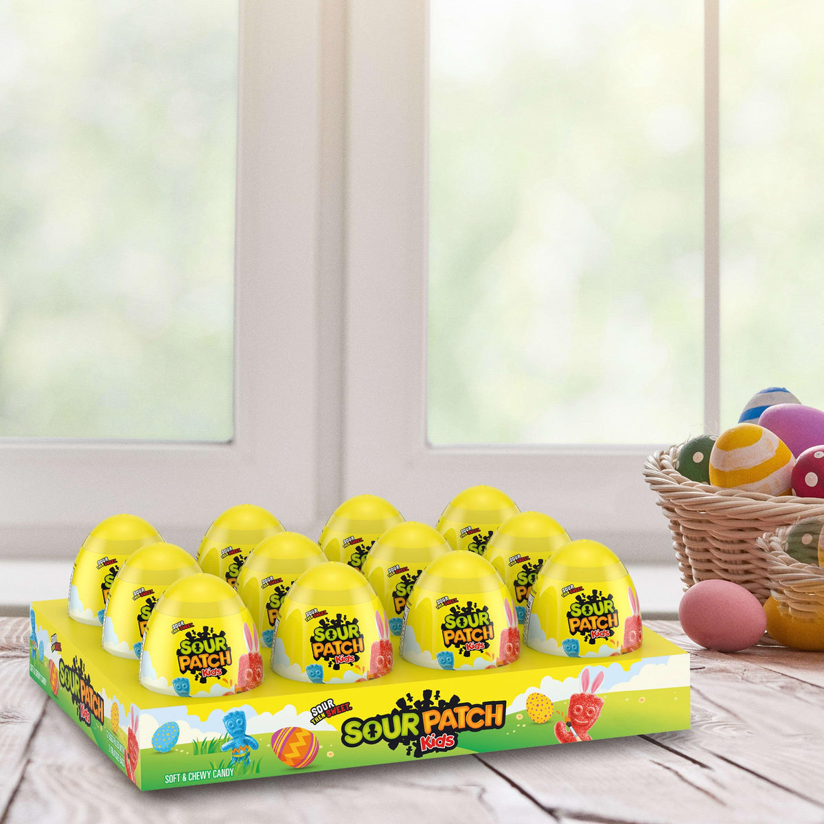 Soft & Chewy Easter Candy by Sour Patch Kids – 0.88 Ounce (Pack of 1), Pastel Rainbow