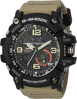 Casio G-Shock MUDMASTER GG1000-1A5 Twin Sensor Watch Mud Resistant Shock Resistant 200M Water Resistant Compass Thermometer