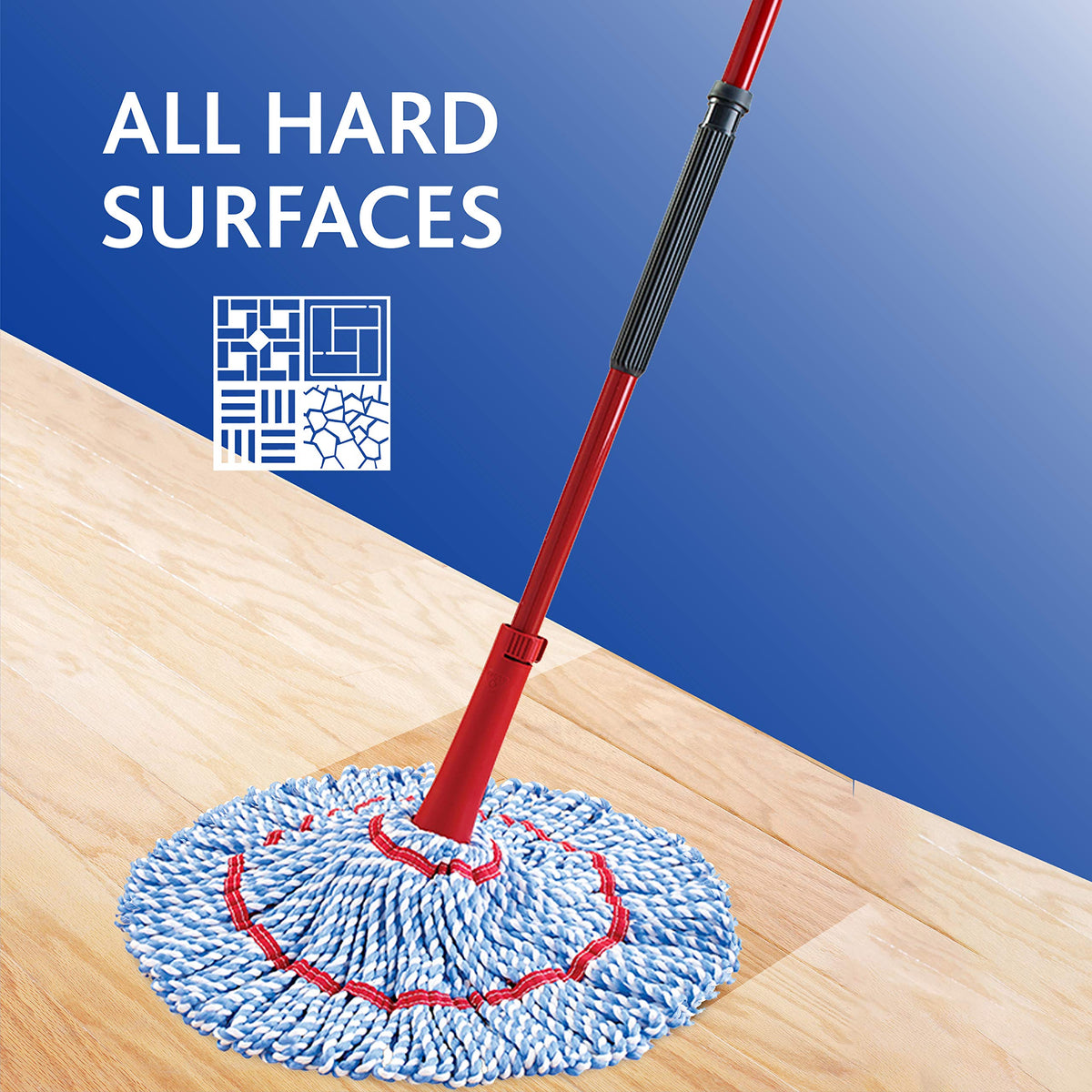 O-Cedar 1 / Blue, White, Red Refill Sponges