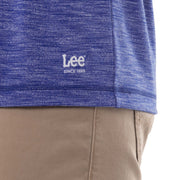 Men's Quick Dry Short Sleeve Tee – Jersey, Navy Blue Heather, Model WRT21890