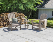 Nautical 3-Piece Adirondack Chair Set by Polywood – Onesize, High Density Polyethylene, Navy, Model PWS498-1-NV
