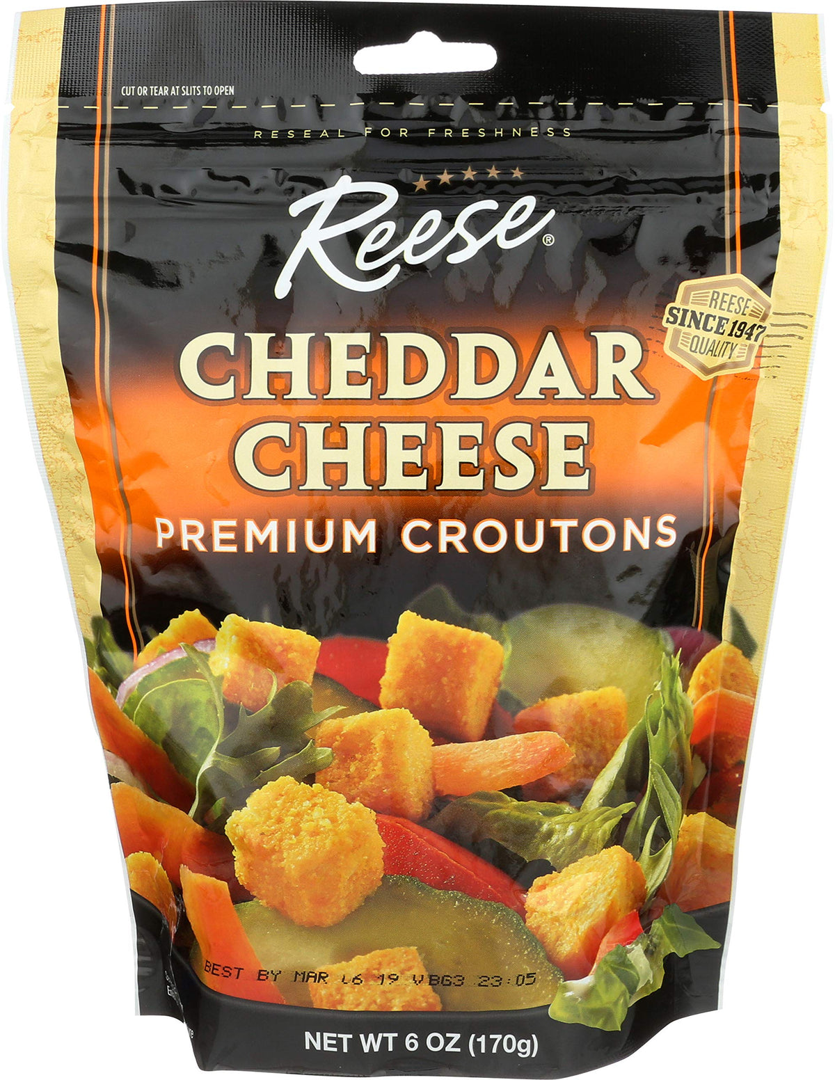 Cheddar Cheese by Reese – 6 Ounce (Pack of 12), No Color, Pack of 12, Model 017189-2