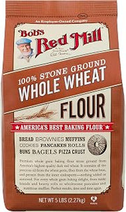 Bob's Red Mill Whole Wheat Flour, (Pack of 4), 320 Ounce