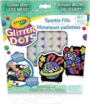 Crayola Glitter Dots Magical Mosaics for Kids - Less Mess Mosaic Kit