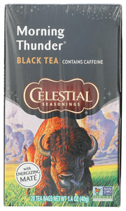 Morning Thunder Tea by Celestial Seasonings – 20 Count (Pack of 1), No Color, Model BHC-052