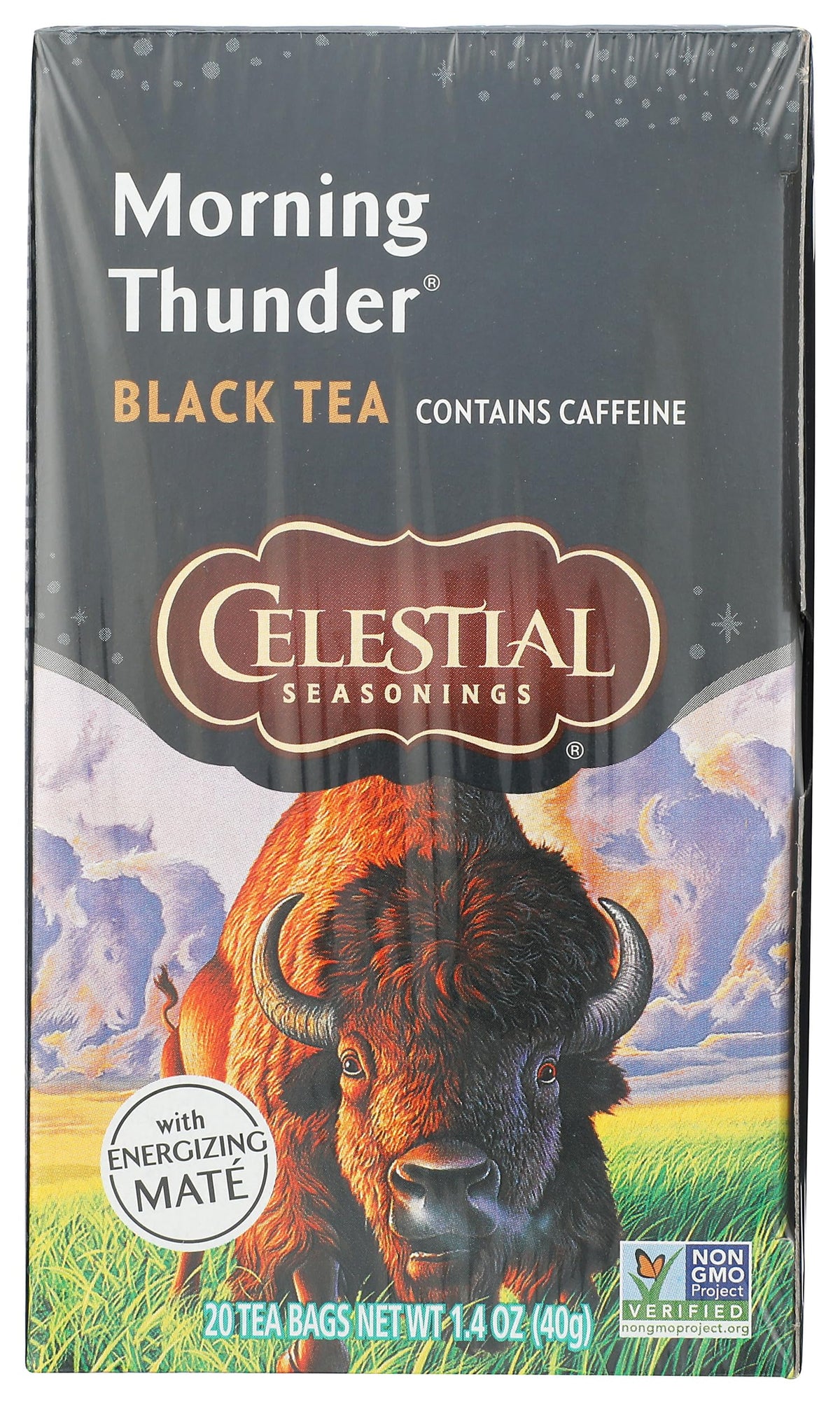 Morning Thunder Tea by Celestial Seasonings – 20 Count (Pack of 1), No Color, Model BHC-052