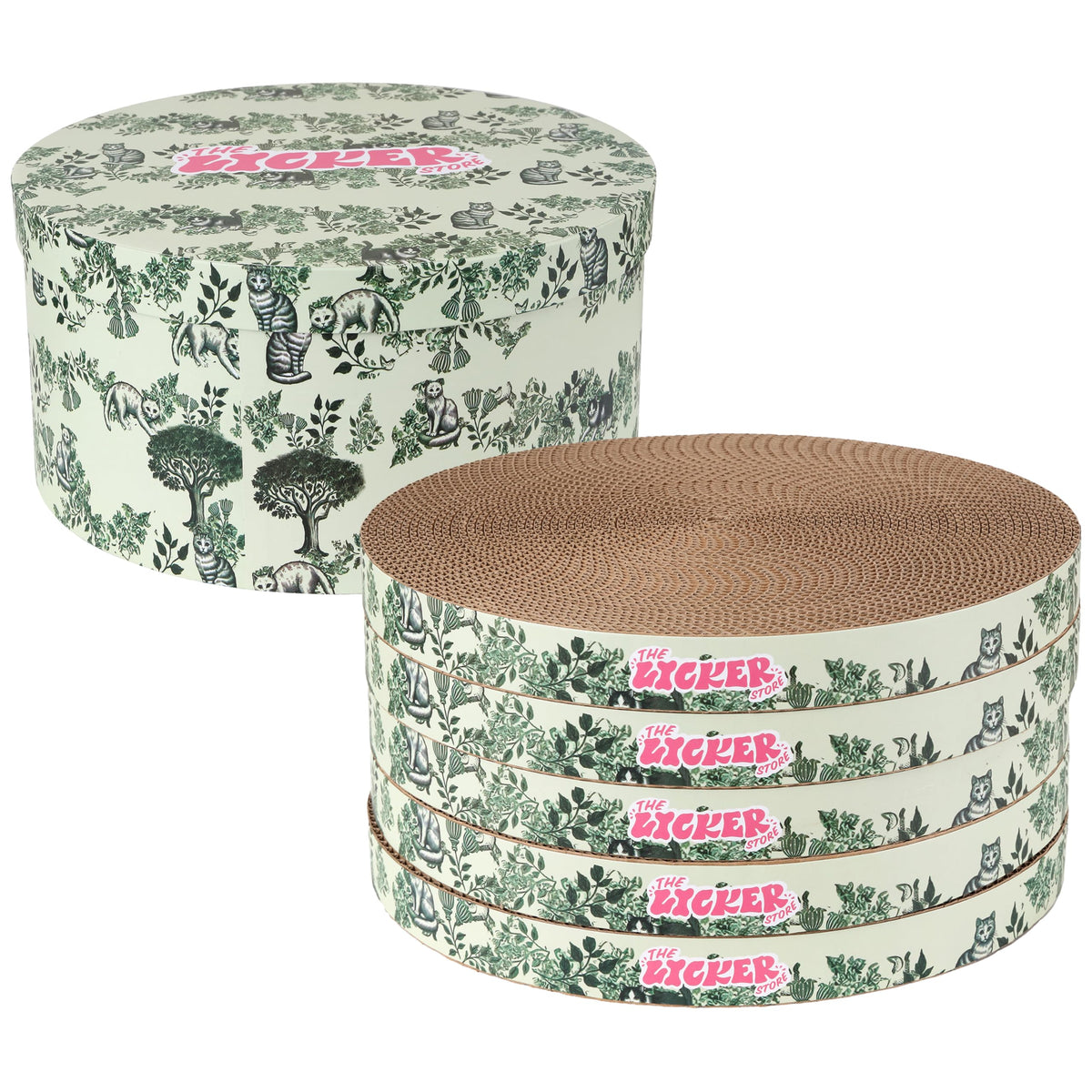 THE LICKER STORE Green / 12" / Modern;Mid-Century;Classic;Transitional;Traditional;Cottage;Casual Scratching Pads