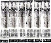 Zebra Technologies Zebra F-0.7 Black Ink Refill (BR-1B-F-BK), for NuSpiral CC 0.7mm Ballpoint Pen (BA51), × 6 Pack/Total 6 pcs (Japan Import)