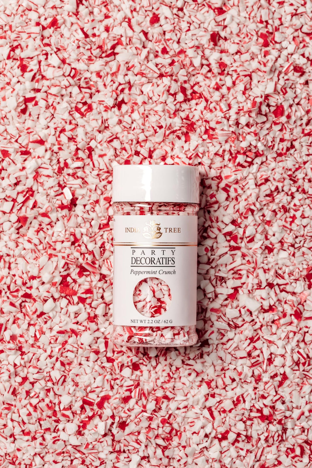 Peppermint Crunch Decoratifs by India Tree – 2.3 Ounce (Pack of 1), Mint Green with Reddish Undertones, Pack of 6, Model 10628