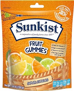 Sunkist Fruit Gummies - Sour Citrus: 28-Ounce Bag