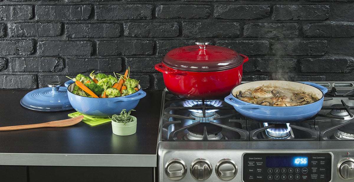 Lodge Caribbean Blue / 4.5 Quart / Dutch Oven Dutch Ovens