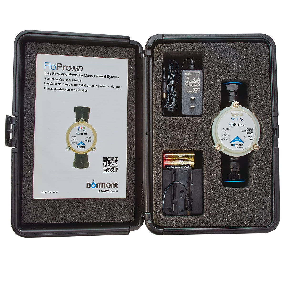 FloPro-MD Gas Flow Pressure Diagnostic Tool by Dormont – 0.75 Inch, Aluminum, 3/4 Inch NPT Connection, Model 68004852