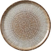 Hendi Porcelain Pizza Plate, Natural Stone Tones, Dishwasher and Microwave Safe, Diameter 310 mm, Brown/Grey