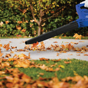 6-Amp 155 MPH Electric Leaf Blower (Renewed) by Sun Joe – Green, Model SBJ597E